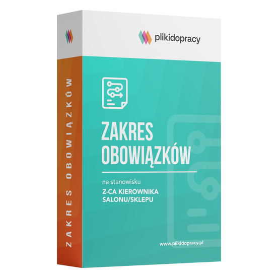 Zastępca kierownika salonu/sklepu stacjonarnego – zakres obowiązków